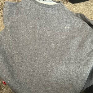 Gray Nike sweatshirt